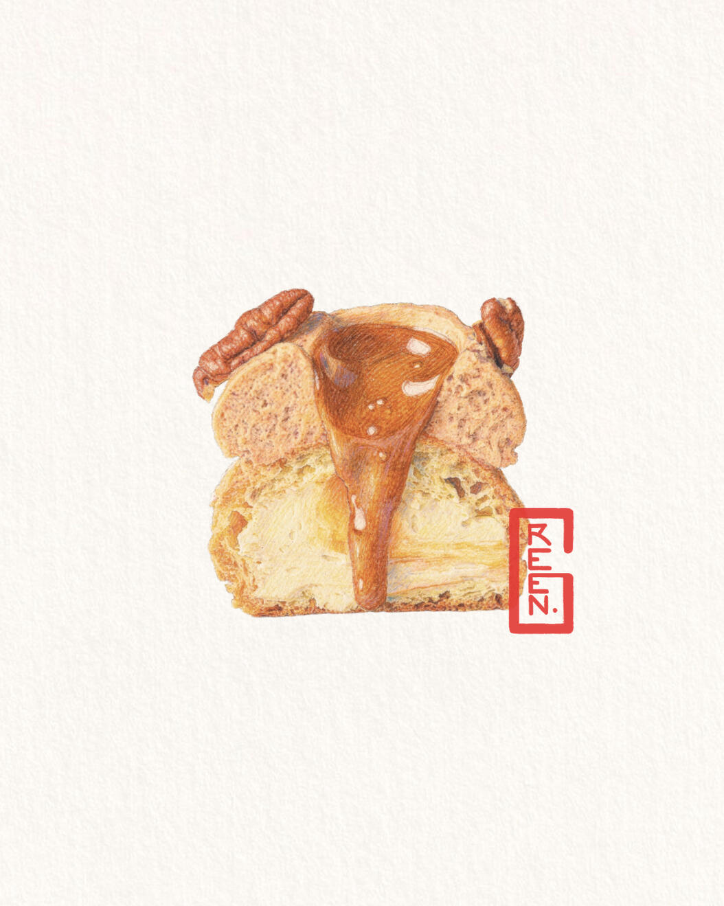 Pecan chou