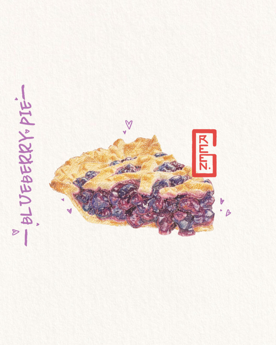Blueberry pie
